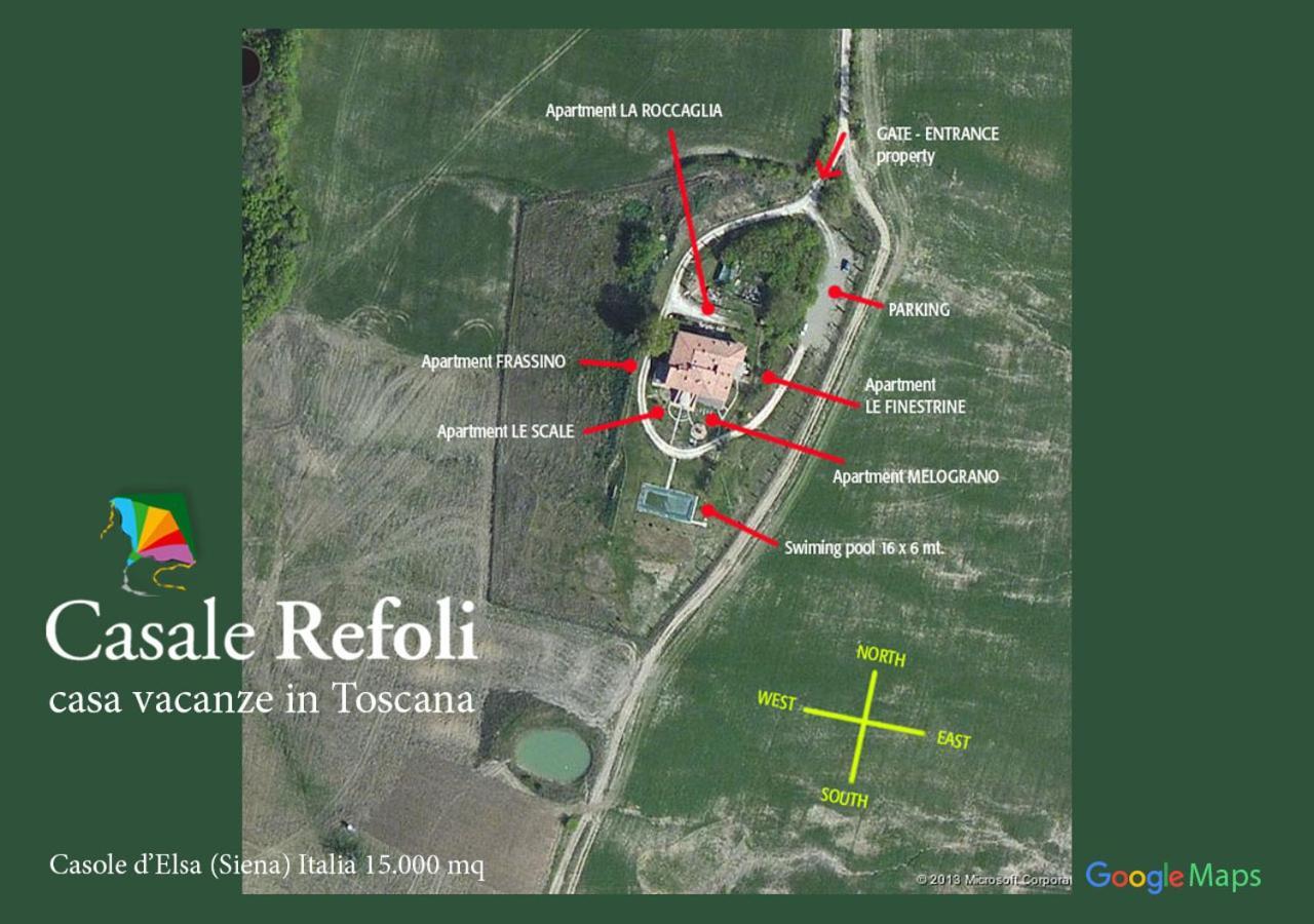 Casale Refoli Pension Casole dʼElsa Buitenkant foto